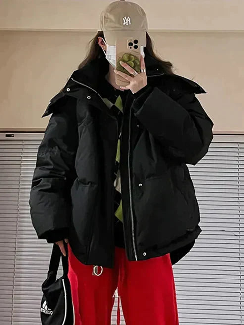 Norvielle Damen Gepolsterte Winterjacke