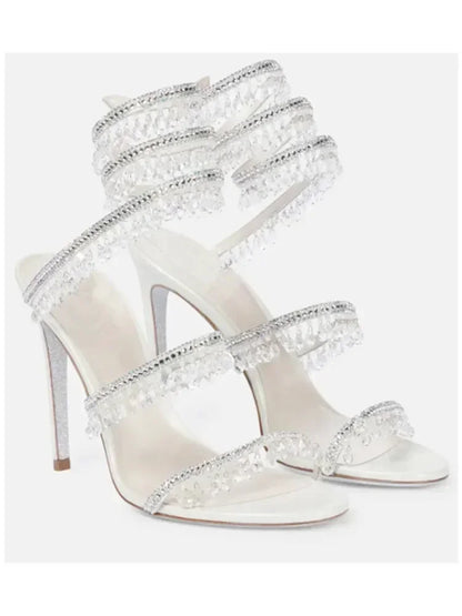 Damen High Heel Sandalen Hoher Absatz