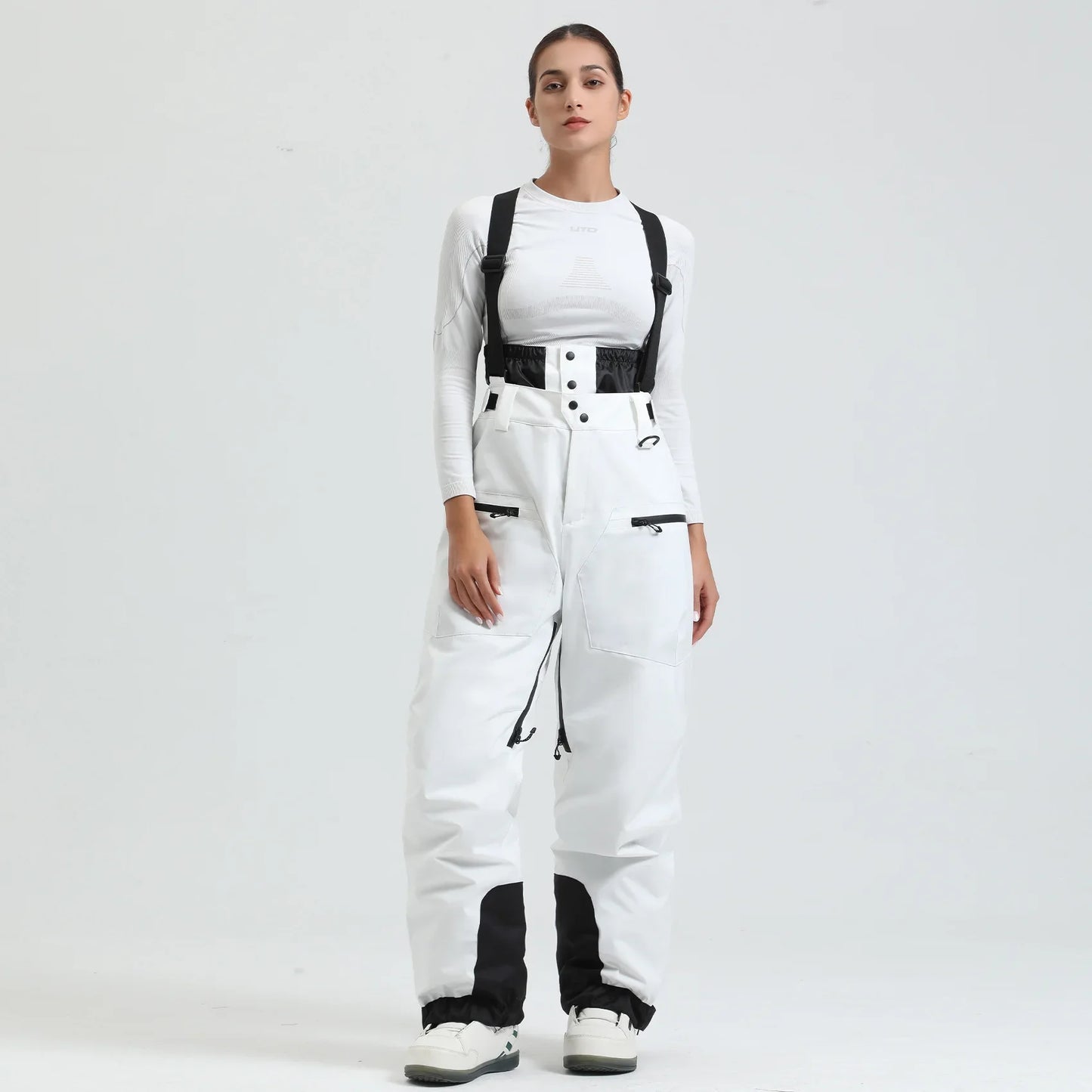 Unisex Skihose Trägersystem Funktionsmaterial
