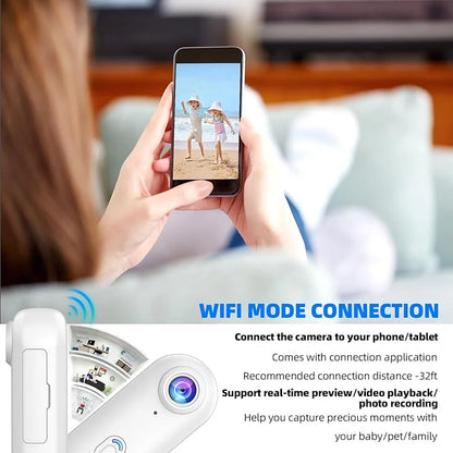 Wasserdichte 4K Action-Kamera WiFi Tragbar Magnetclip 360° Halterung
