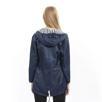 Norvielle Herren Wasserdichter Parka Kapuze Schwarz - Norvielle