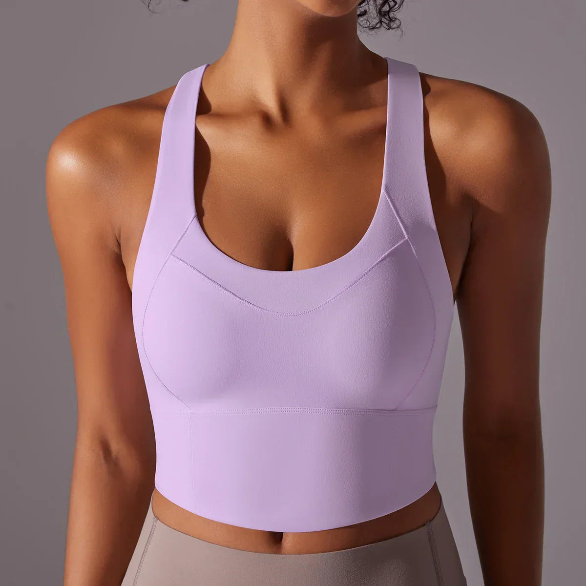 Norvielle Damen Yoga-Bh Eng Anliegend Sportlich