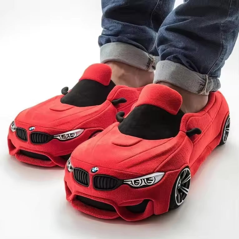 Damen Pantoffeln Rutschfeste Sohle Auto-Design