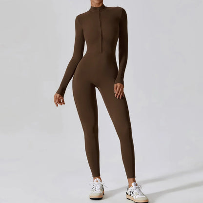 Nahtloser Sportlicher Jumpsuit für Damen