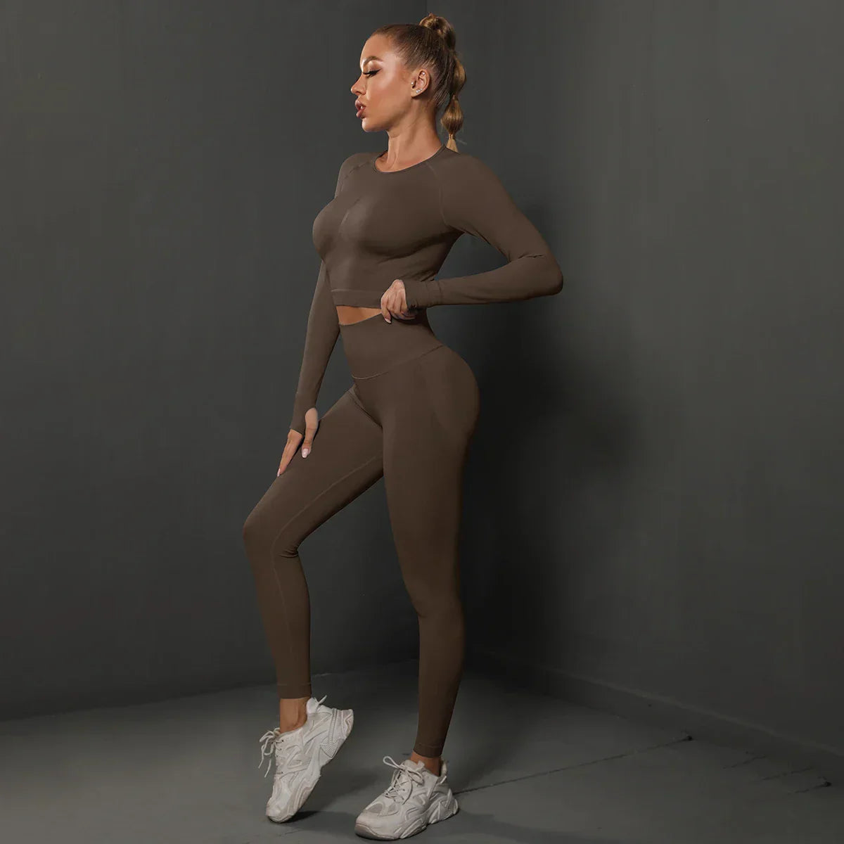 Damen Jogginganzug Sportlich Zweiteilig