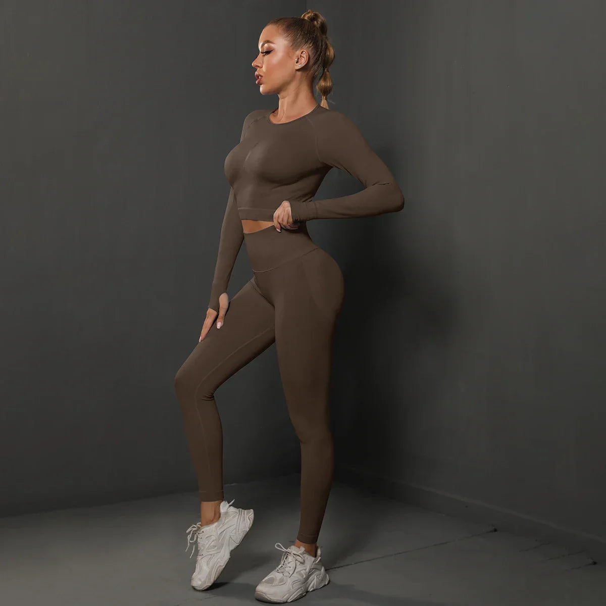 Damen Sportset Nahtlos Komfort