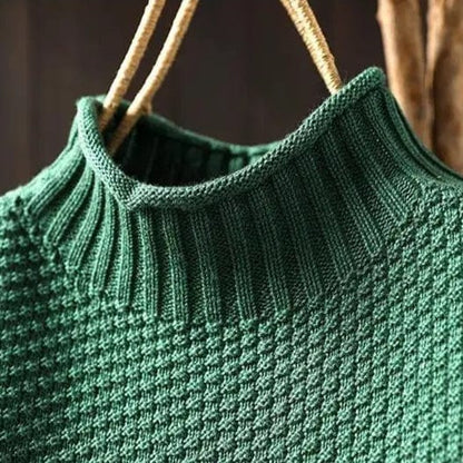 Damen Rollkragenpullover Elegantes Design Locker Fall