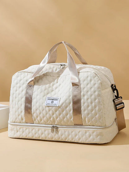 Reisetasche Leicht Diamantmuster Kabinentauglich Faltbar - Norvielle