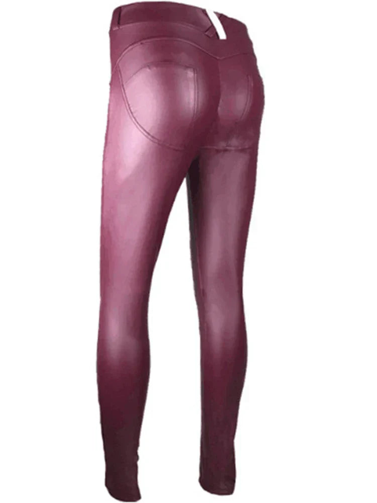 Norvielle Damen Skinny Jeans Stretch Nahtlos