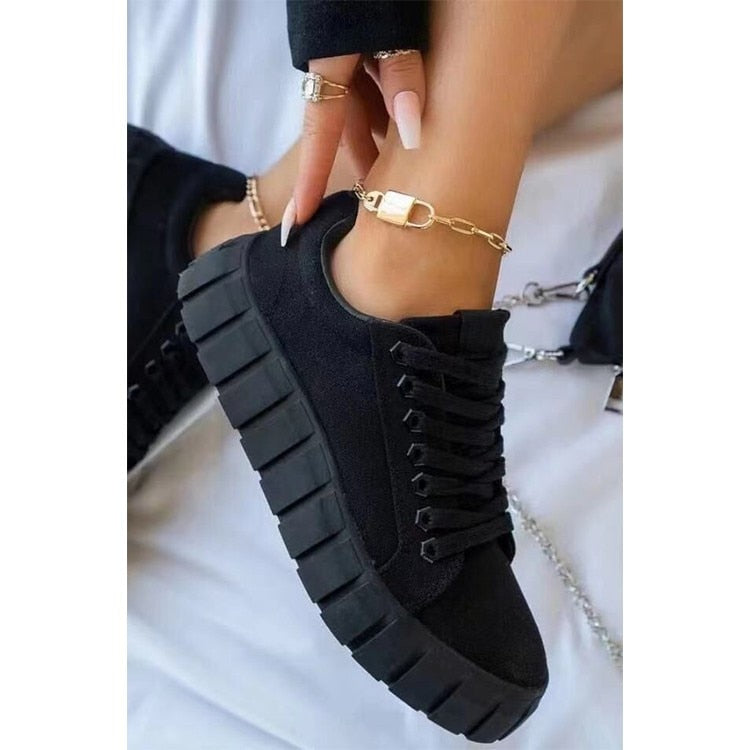 Damen Sneaker Trend Norvielle Schwarz - Norvielle