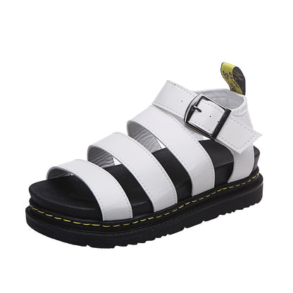 Loren Damen Sandalen Bequem Elegant Leder