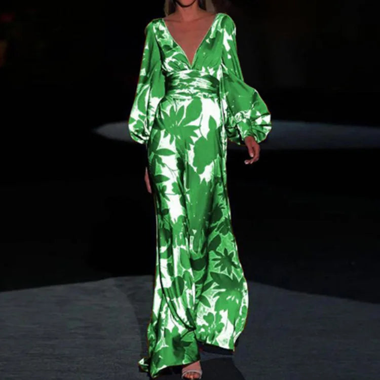 Damen Sommerkleid V-Ausschnitt Moira - Norvielle