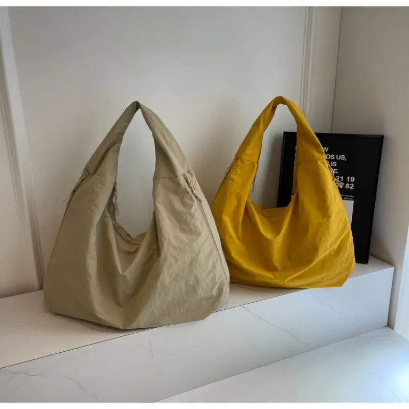 Damen Schultertasche Groß Leder
