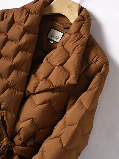 Damen Kurzjacke Taillenband