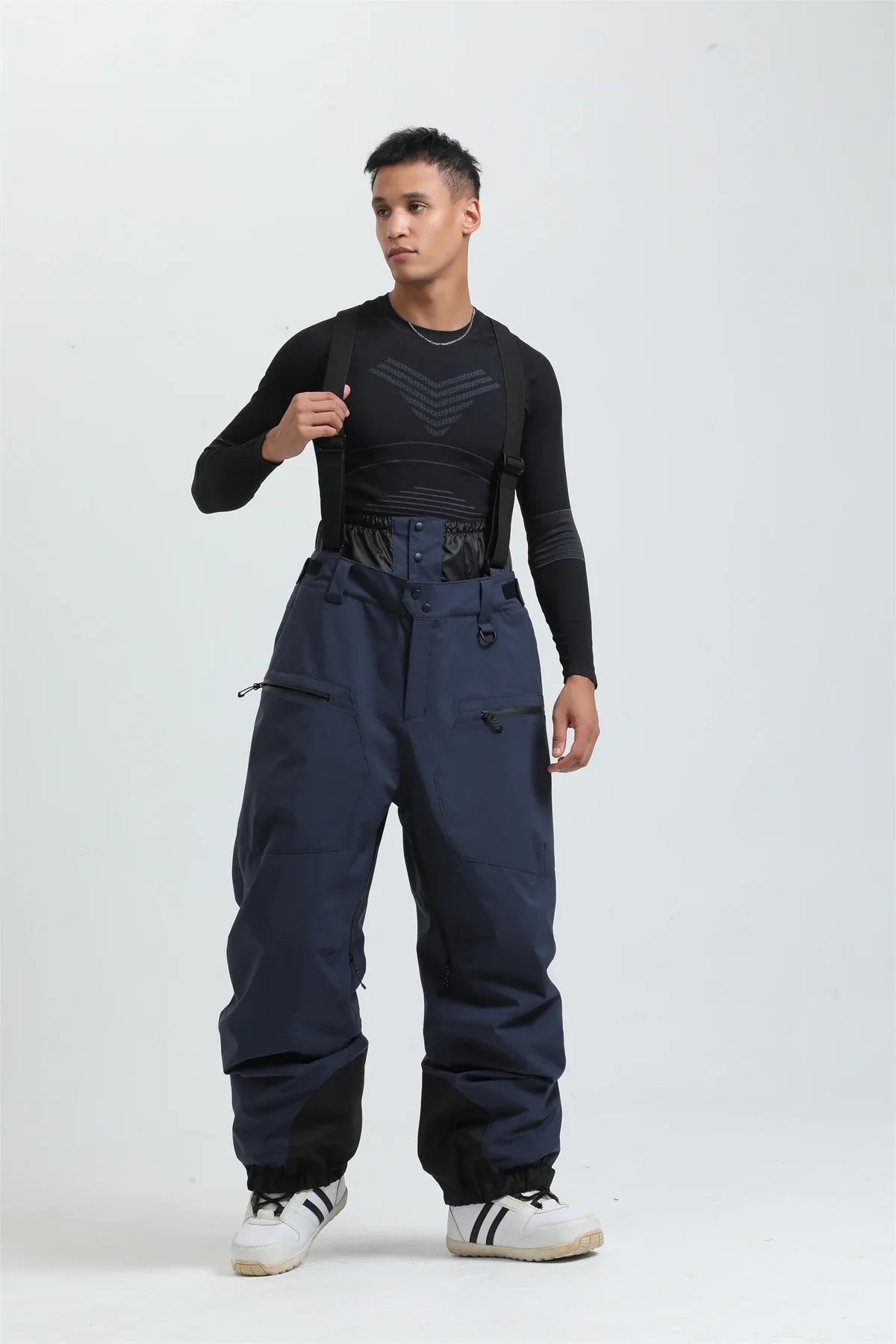 Unisex Skihose Trägersystem Funktionsmaterial