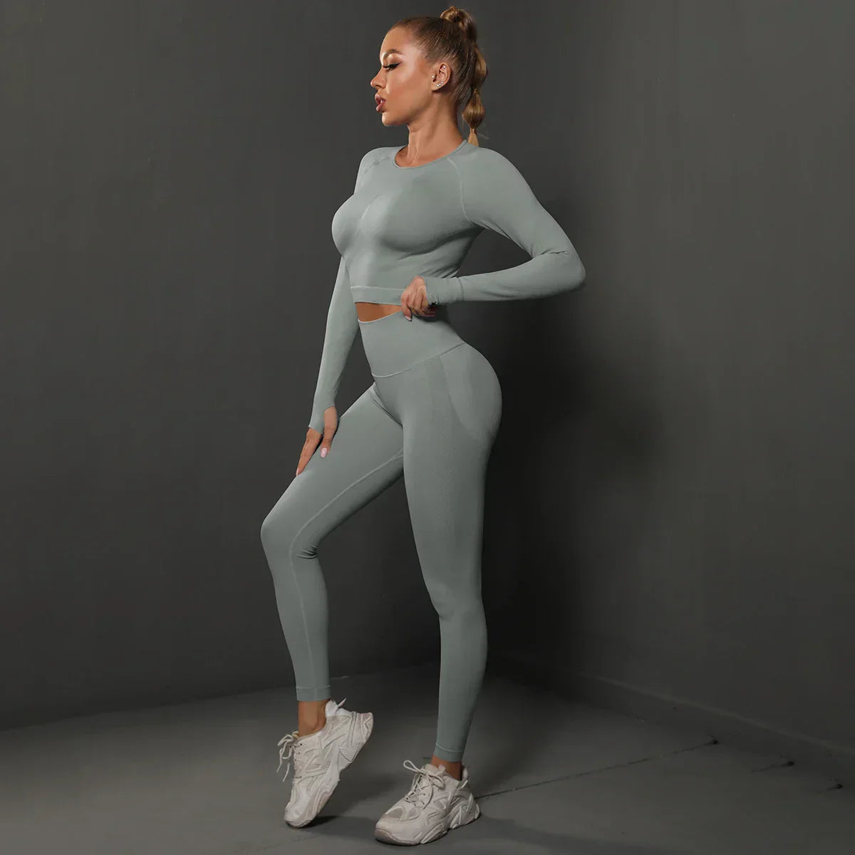 Damen Jogginganzug Sportlich Zweiteilig