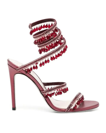Damen Stiletto Sandalen Hoher Absatz