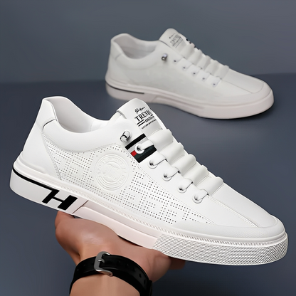 Herrenschuhe Bequem Elegantes Leder Schwarz - Norvielle