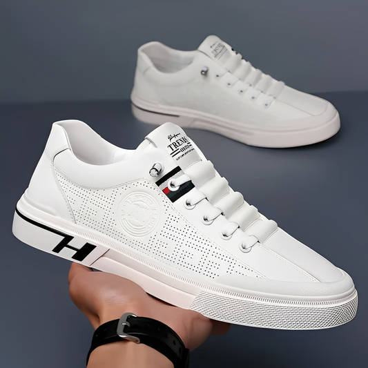Herrenschuhe Bequem Elegantes Leder Schwarz - Norvielle