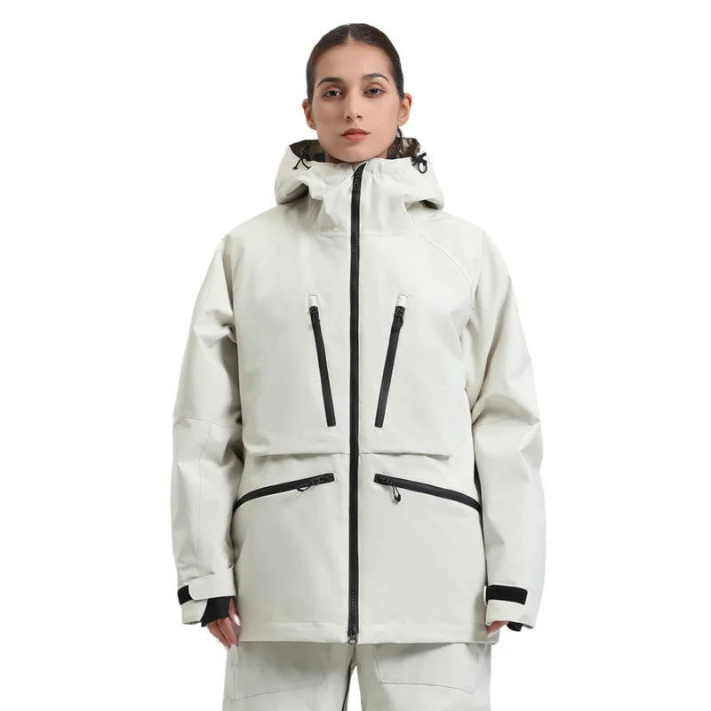 Unisex Skijacke Wintersport Funktionales Nylon