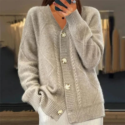 Damen Formeller Button-Cardigan