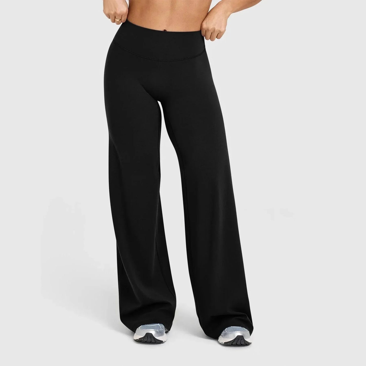 Damen Yoga Hose Weite Bein Lockere Passform