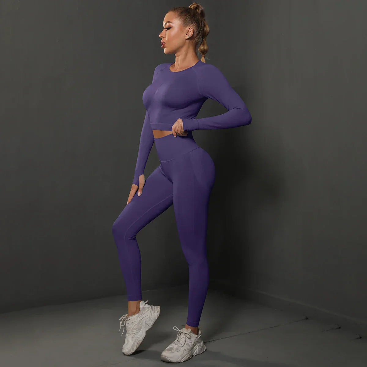 Damen Jogginganzug Sportlich Zweiteilig