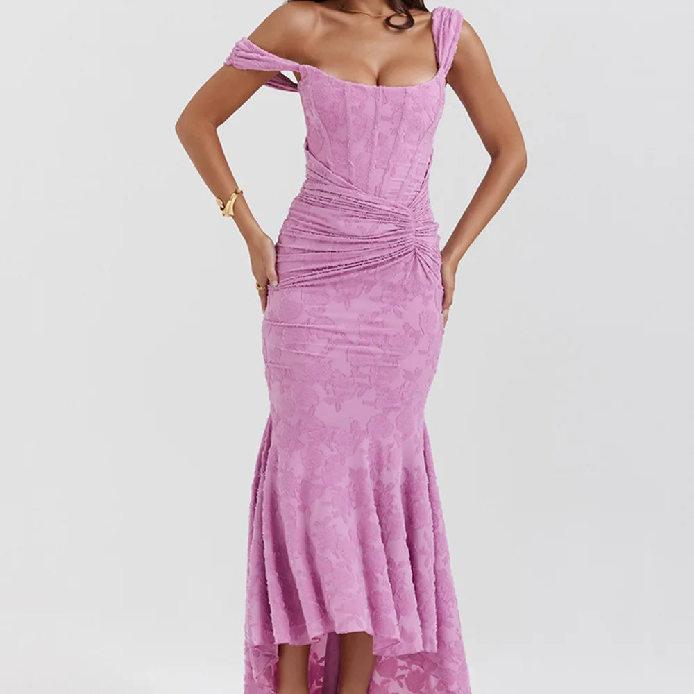 Gerafftes Damenkorsettkleid Tiefes Dekolleté