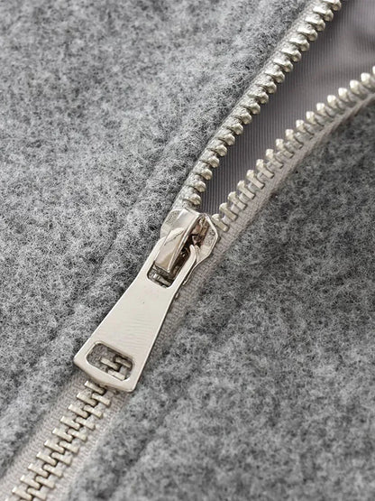 Damen Kurzjacke Locker Geschnitten Alltag
