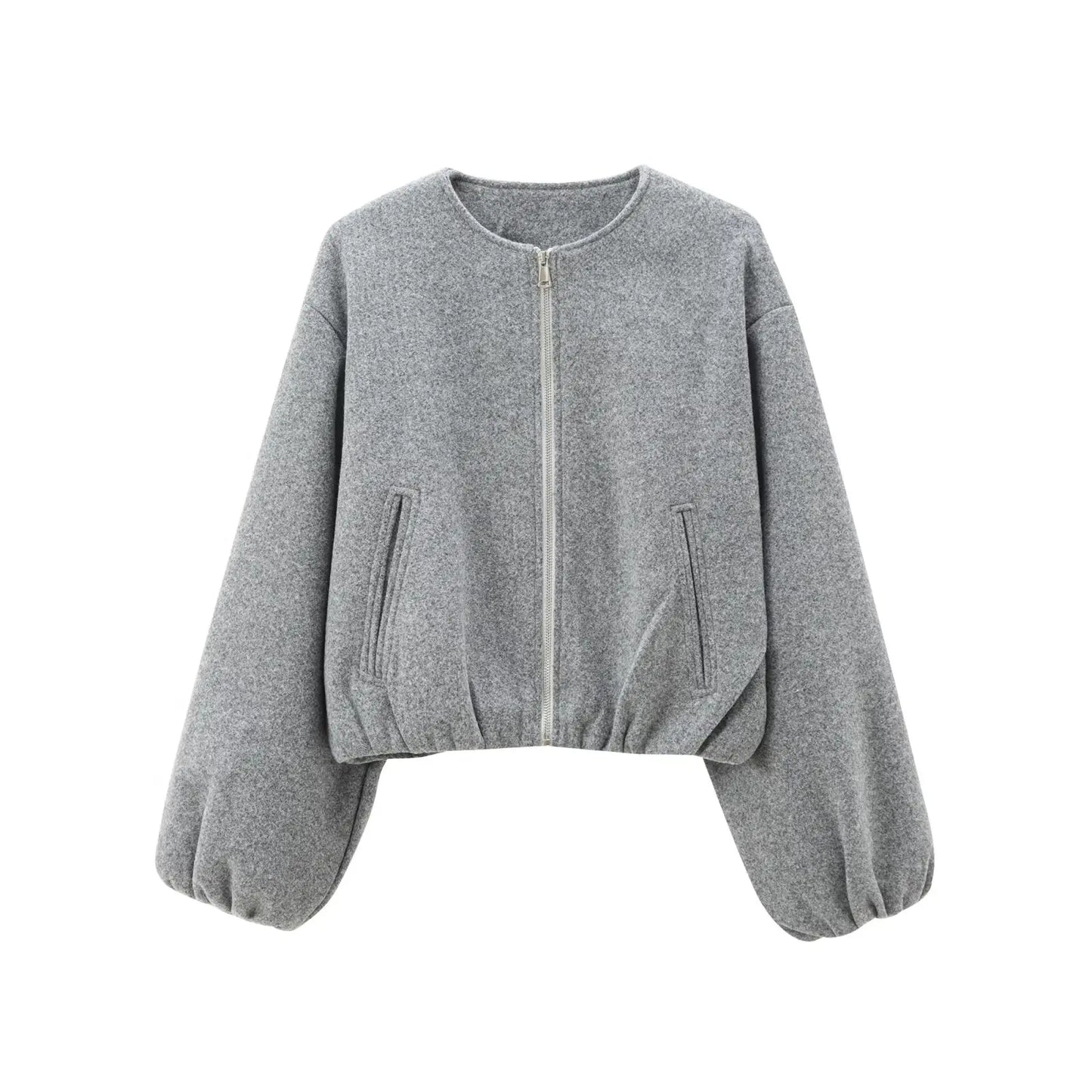 Damen Kurzjacke Locker Geschnitten Alltag - Norvielle