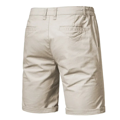 Herren Chino-Shorts mit Knopfleiste Beige