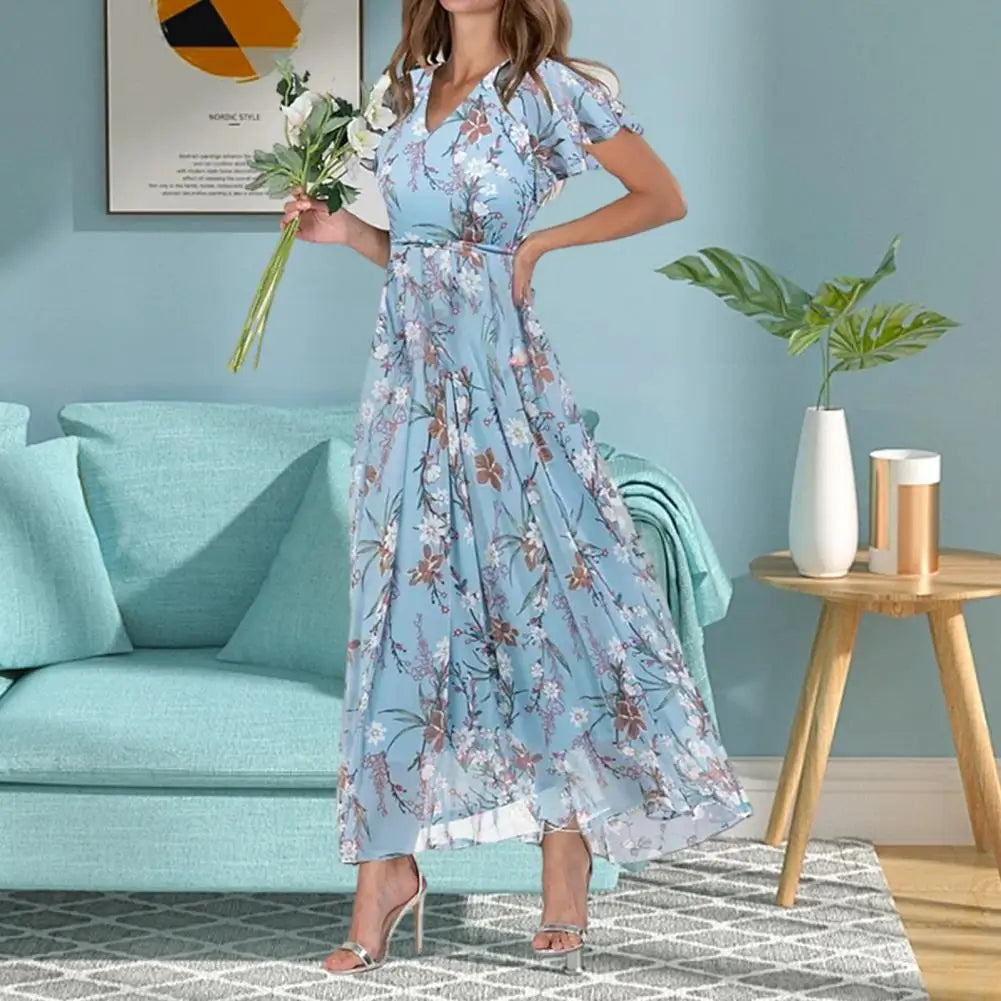 Norvielle Damen Sommerkleid Leicht Strandkleid