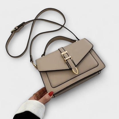 Damen Schultertasche Klassisch Elegantes Leder Braun - Norvielle