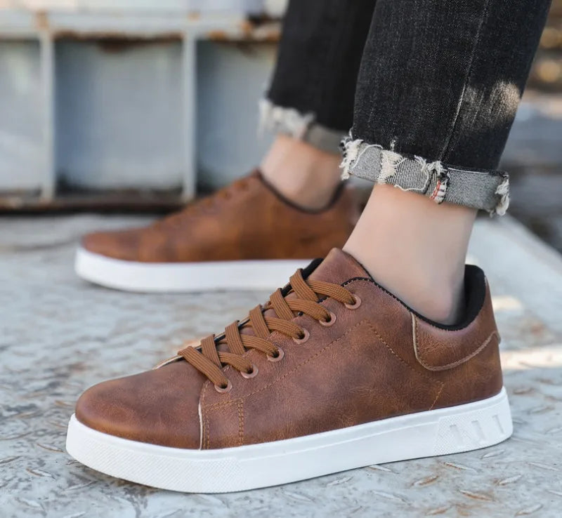 Herren Schnürschuhe Leder Klassisch