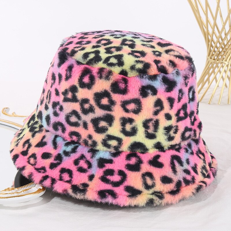 Weiche Unisex Mütze Warm Plüsch Winter Bucket Hat → Weiche Unisex