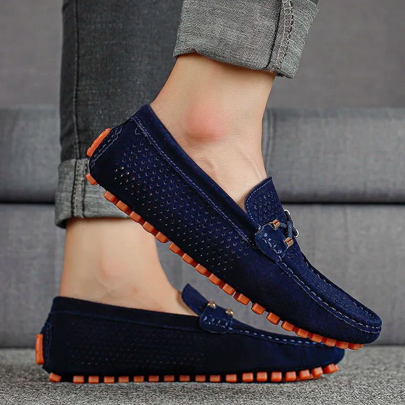 Giovanni atmungsaktive Leder-Schnürschuhe