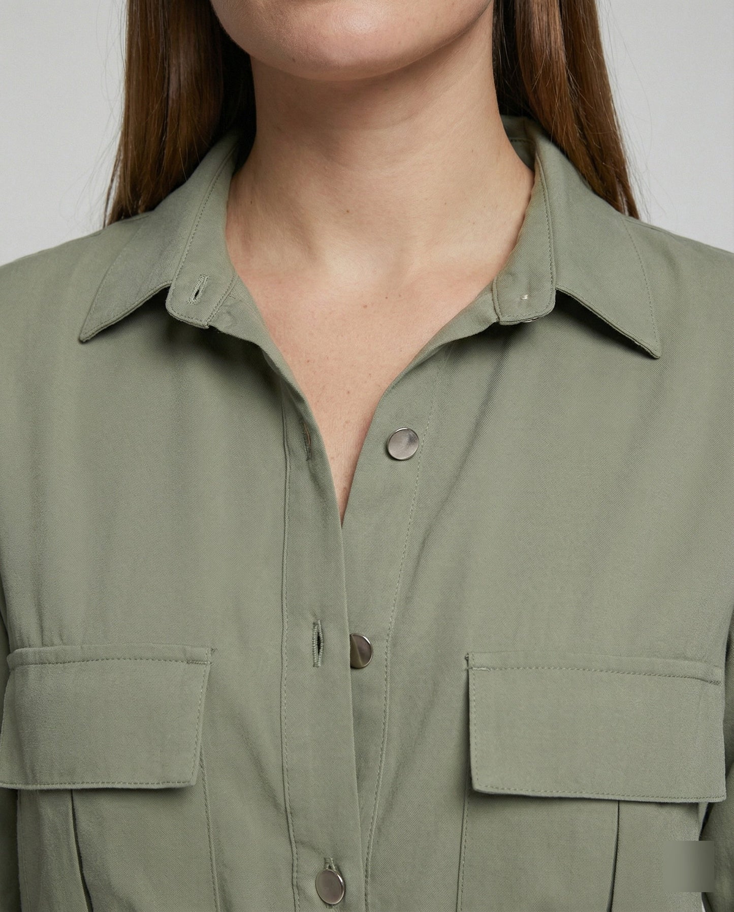 Damen Overall Umschlagkragen Freizeitkleidung