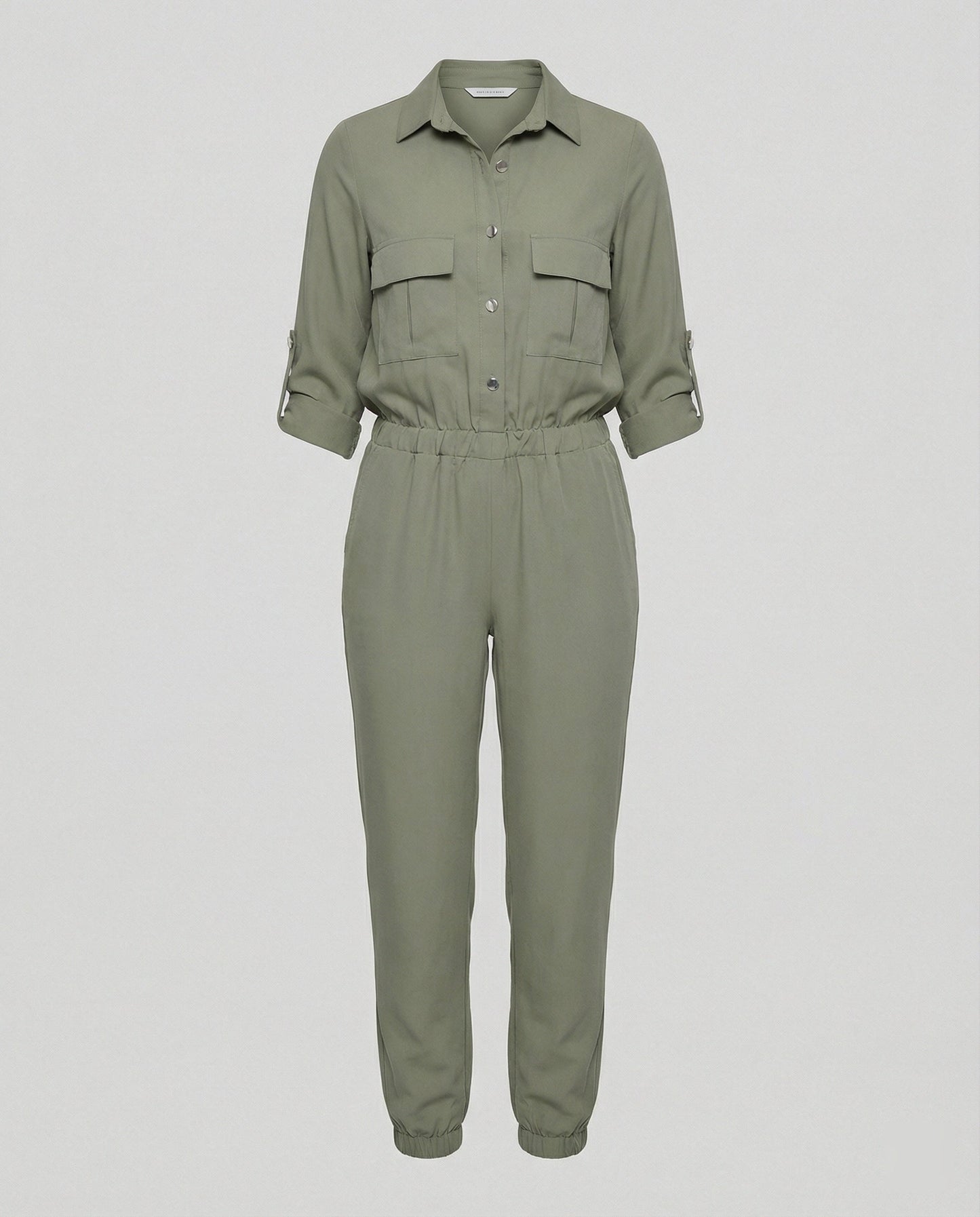 Damen Overall Umschlagkragen Freizeitkleidung