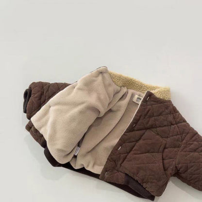 Kinder Winterjacke Sherpa Gepolstert Weich Warm