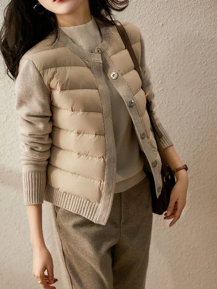 Damen Pufferjacke Norvielle Wollfüllung
