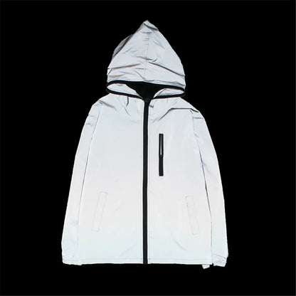 Reflektierende Nachtjacke Für Damen Und Herren