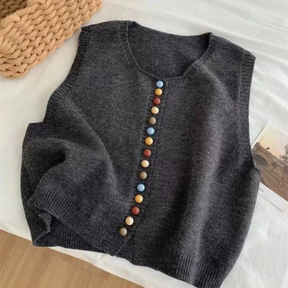 Maribel Damen Strickweste Bunt