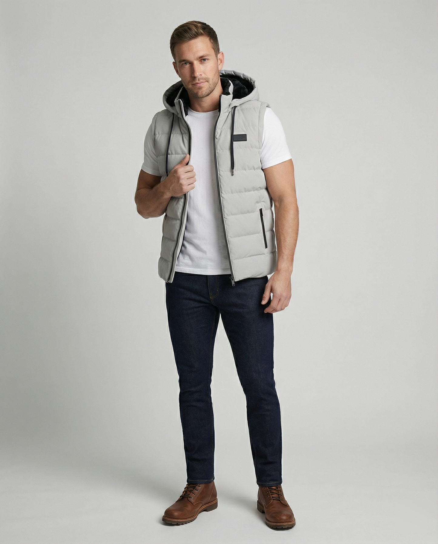 Herren Fleeceweste Sportlich