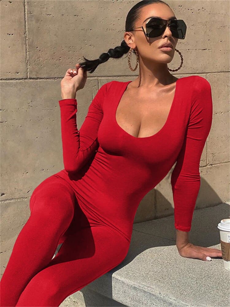 Damen Bodysuit Catsuit-Stil