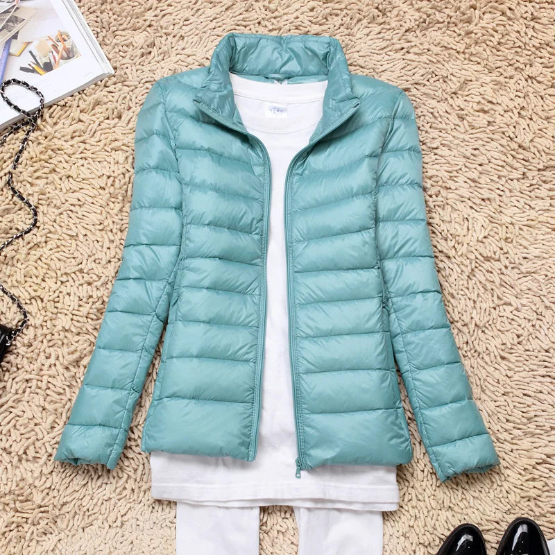 Norvielle Damen Daunenjacke Ultraleicht Mit Kapuze