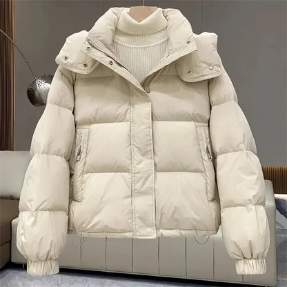 Damen Winter-Pufferjacke Lässig