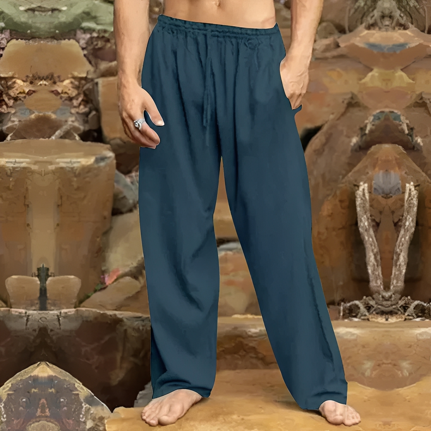 Herrenhose Atmungsaktives Material Bequem