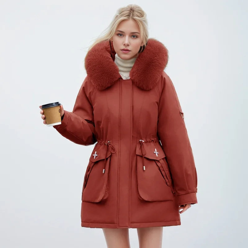 Kunstfelljacke Damen Stilvoll
