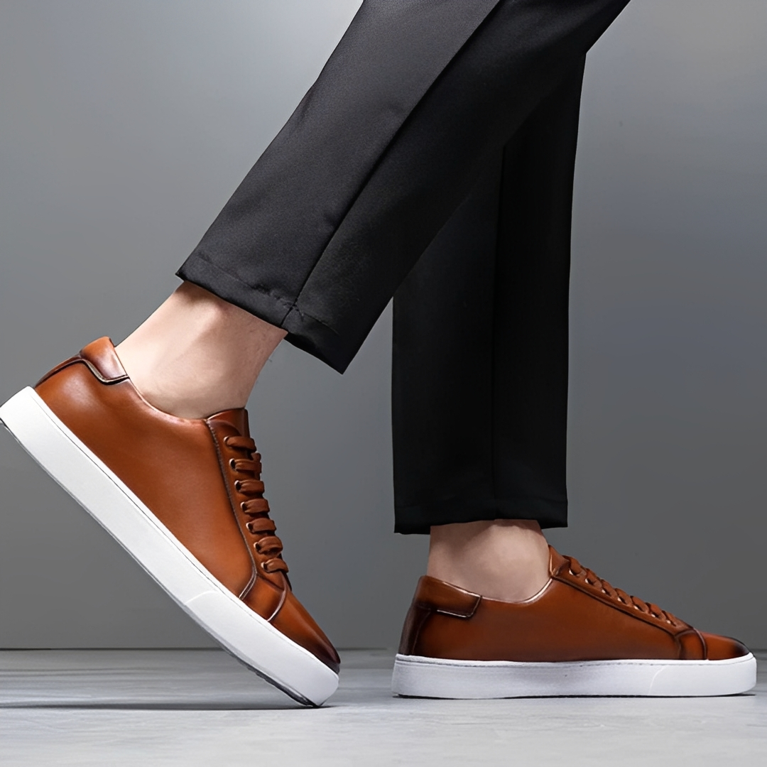 Herrenschuhe Leder