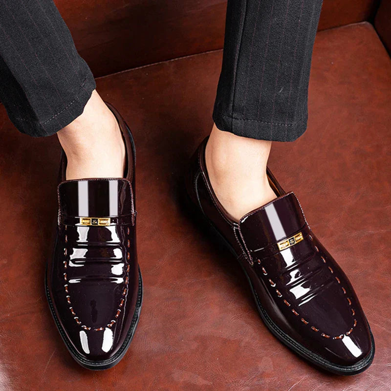 Elegante Herren Lackslipper Formell